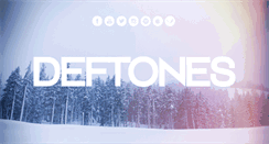 Desktop Screenshot of deftones.com