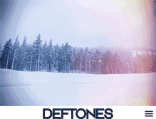 Tablet Screenshot of deftones.com