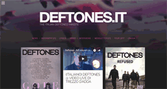 Desktop Screenshot of deftones.it
